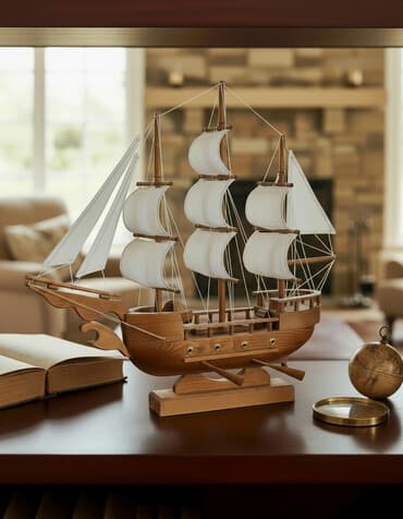 qaraqan art ve xaos pdf: Əl işi olan bu taxta gəmi modeli, dəniz mövzularını sevənlər üçün — 1