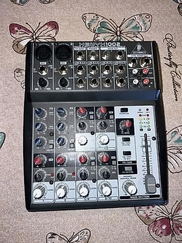 микрофон купить в баку: Behringer Xenyx 1002 – 10 girişli, 2-bus analoq mikser Xüsusiyyətlər — 2