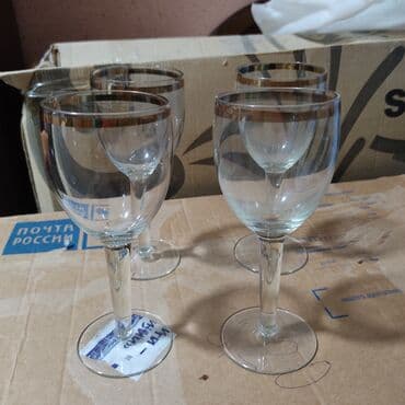 брендовая посуда: Бокалы, цвет - Белый — 8