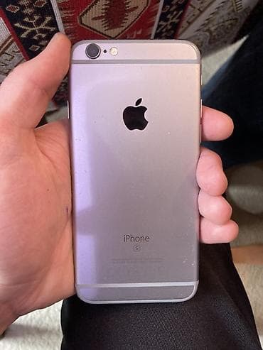 iphone xe: IPhone 6s, Space Gray, Qırıq — 1