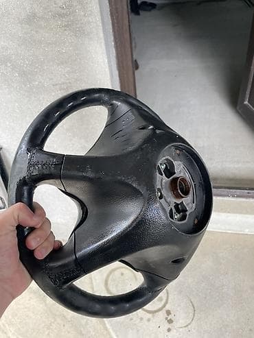 r15 5 bolt: Məhsul: Mercedes-Benz orijinal sükan - Rəng: qara - Material: dəri — 4