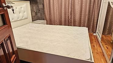 Ev üçün mebel: 2 nəfərlik yataq + matras — 2