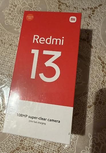 samsung fold 4: Redmi 13, 256 GB, rəng - Qara, Zəmanət — 1