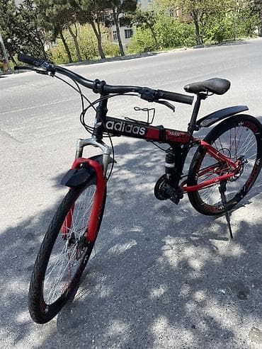 bravoda velosiped: İşlənmiş Şəhər velosipedi Adidas, 26", sürətlərin sayı: 21, Pulsuz çatdırılma — 3