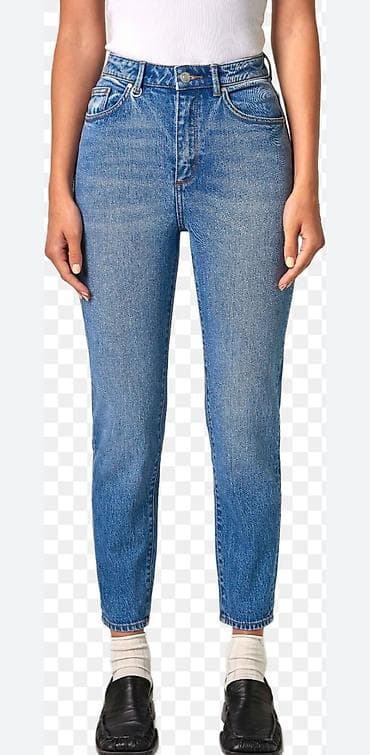 düyməli: Qadın düz kəsim “mom” jean. „Big Mile Basic Dept. Mom — 2