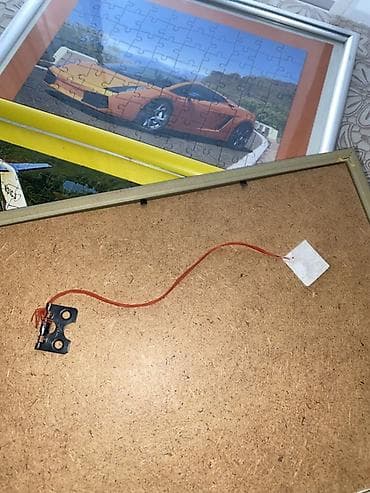 Divarlı dekor üçün 5 ədəd yığılmış pazl tablo dəsti uşağ (oğlan) otağ — 6