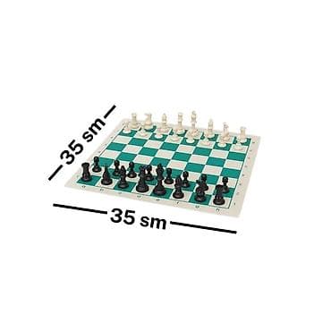 ed 10: Rulon şahmat seti, plastik şahmat (35x35 sm) 🪪 şəxsi̇yyət vəsi̇qəsi̇ — 2