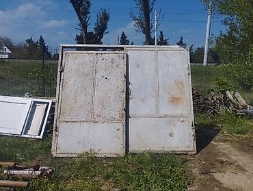 İşlənmiş Dəmir Qaraj darvazası, Yana açılan, Mexaniki, 260 m, rəng - Boz, Şəbəkə ilə, Kredit yoxdur, Ödənişli quraşdırma, Ünvandan götürmə