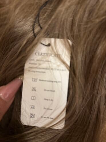 yuxuda sac rezini gormək: Parik, Süni — 5