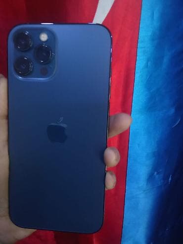 iphone 3gs: IPhone 12 Pro Max, 128 GB, Pacific Blue, Zəmanət, Barmaq izi, Simsiz şarj — 4