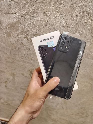 philips xenium 9@9h: Samsung Galaxy A23, 64 GB, rəng - Boz, Barmaq izi, İki sim kartlı, Face ID — 2