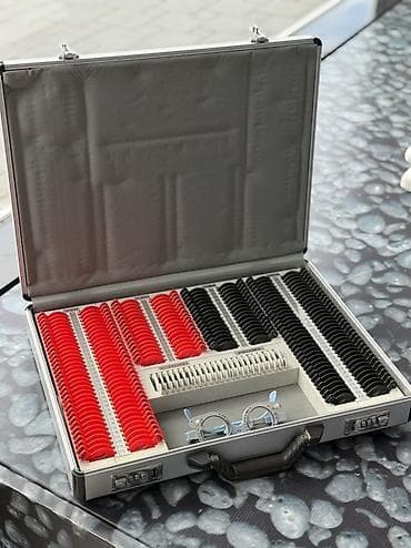 sfer: Optometriya sınaq linzaları dəsti – alüminium çamadan L Məhsulun — 1