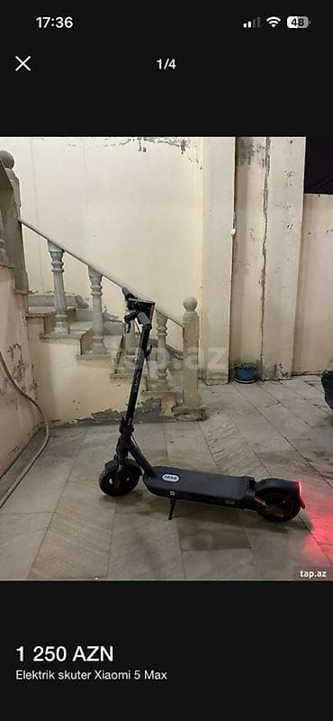 böyük çanta: Elektrik skuter Xiaomi 5 Max - Güclü elektrikli ötürücü və böyük — 2