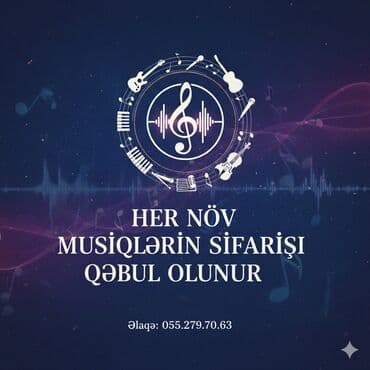Tədbirlərin təşkili: Hər növ musiqinin sifarişi qəbul olunur. - Janr və tərz fərqi yoxdur — 1