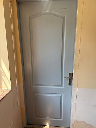 Taxta və şüşəli otaq qapıları – dəst - Material: təbii ağac (masif) — 4