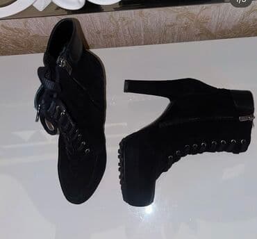 botlar: Ölçü: 37, rəng - Qara, Yeni — 1