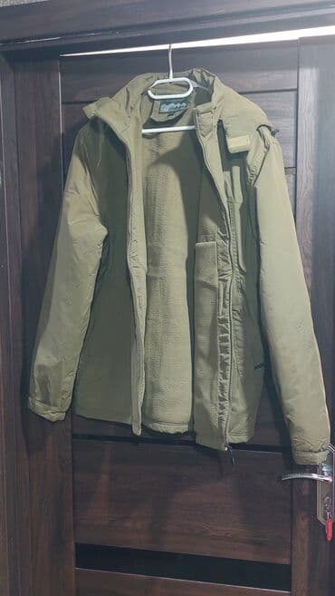 kisi pencekleri: Oliv rəngdə isti qış gödəkçəsi - İkiqatlı quruluş: daxildə çıxarıla — 1