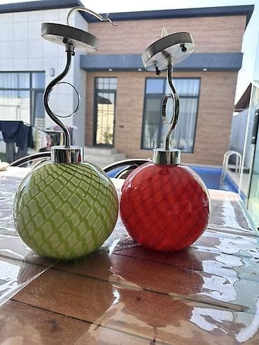 xalca modelleri: Çılçıraq, 2 lampa, Şüşə — 1