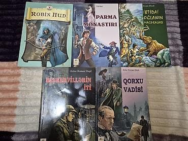 Klassik macəra və detektiv janrlı illüstrasiyalı kitablar dəsti — 1