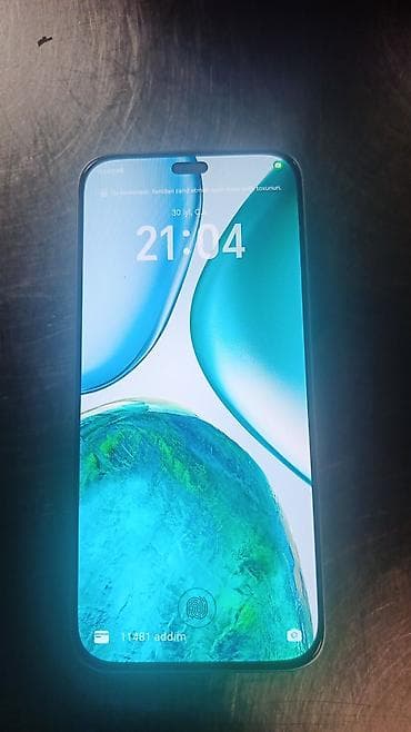 Honor 8C, 128 GB, rəng - Ağ, Barmaq izi
