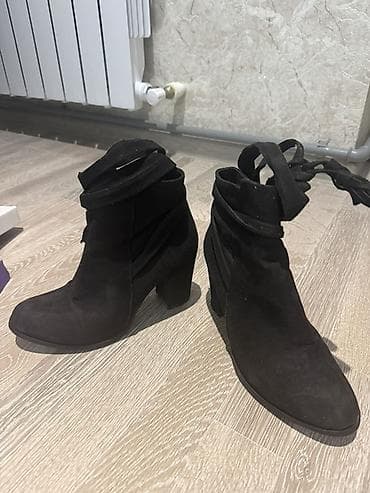 Çəkmələr: Çəkmə, Ölçü: 38, rəng - Qara, İşlənmiş — 4