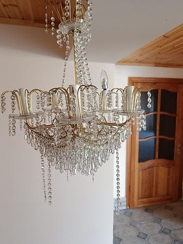 samdanlar: Çılçıraq, 8 lampa, Metal — 2