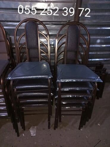 stol və stul dəstləri: Yeni, Sadə stul, Metal, Azərbaycan — 5