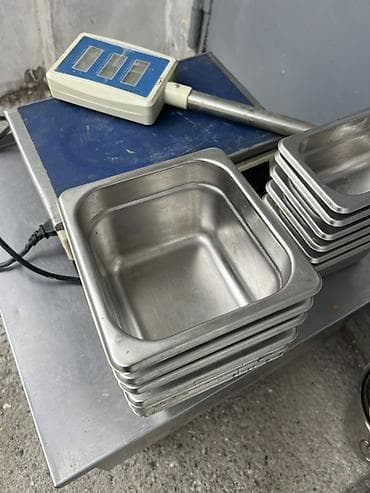 pol seki: Paslanmayan poladdan qastronom küvetlər (GN qablar) dəsti - Material — 6