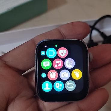 veb vatsap com: Yeni, Smart saat, Sensor ekran, rəng - Ağ — 5