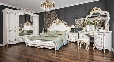 Klassik barokko üslubunda yataq otağı mebel dəsti.7000 alinib 5000