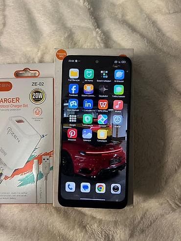 ipad satilir: Redmi Note 12, 128 GB, rəng - Qara, Barmaq izi, Face ID — 10