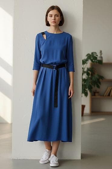 Toy paltarları və aksesuarları: Qadın geyimləri kolleksiyası - Zeytun yaşıl rəngdə, atlas parıltılı — 8