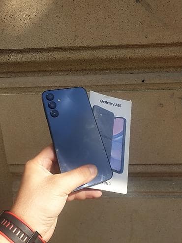 Samsung Galaxy A15, 128 ГБ, цвет - Черный, Гарантия, Сенсорный, Отпечаток пальца — 1