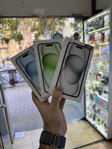 iphone 15 kreditle: IPhone 15, 128 GB, Qara, Face ID, Zəmanət — 2
