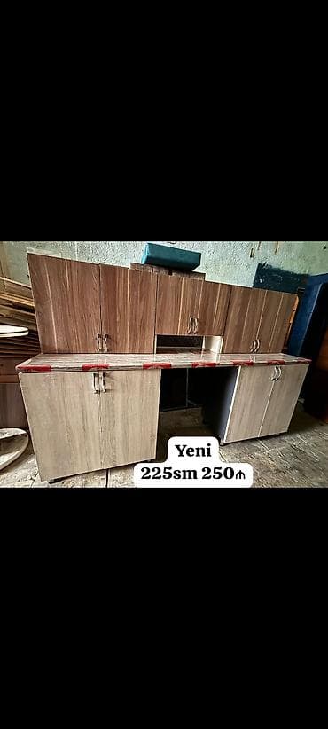 *250₼ YENİ Metbex mebeli SATILIR*‼️ Hazır əldədir Olcusu 225sm