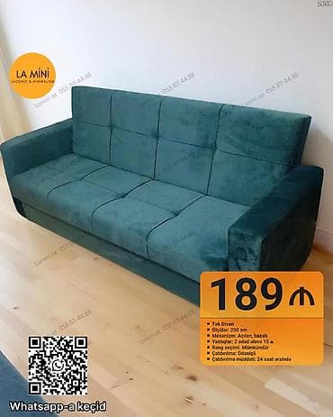 Divan, Açılan, Bazalı, Parça, Ödənişli çatdırılma