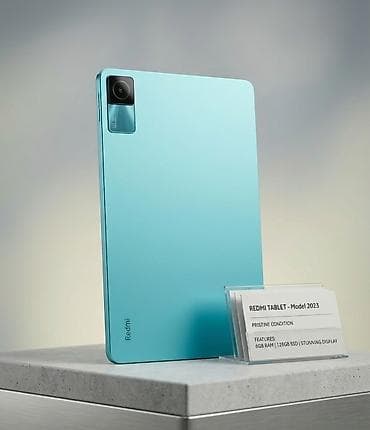 Redmi Tablet – Model 2023, mavi rəng Xüsusiyyətlər: - RAM: 6 GB -