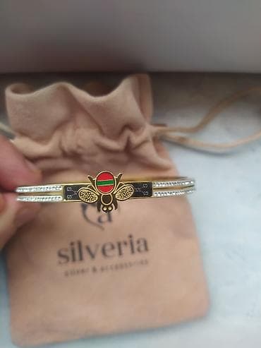 qizill: Silveria brendindən zərif qolbaq - Rəng: qızılı - Ön hissə: ikiqat — 2