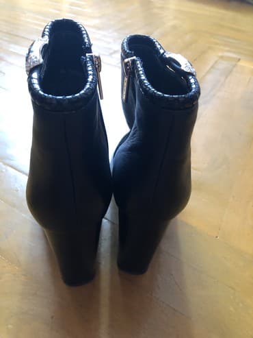 qiz ucun botlar: Ölçü: 38, rəng - Qara, İşlənmiş — 3