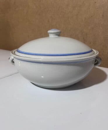 duz qabları: Sup qabları, 1 əd, rəng - Ağ, Farfor — 1