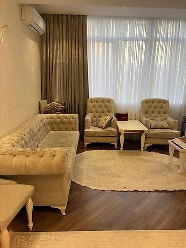 Divan və 2 kreslo dəsti satılır Təmiz və səliqəli vəziyyətdədir, az — 4