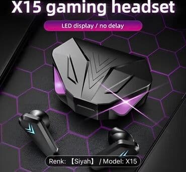 qcy t13 anc qiyməti: Yeni Simsiz (Bluetooth) Qulaqcıqlar, rəng - Qara — 1