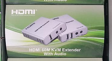 HDMI 60M KVM Extender with Audio Məhsul haqqında: - HDMI siqnalını 60
