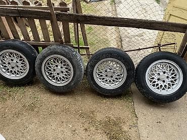 teker mersedes: 4 ədəd yüngül lehimli disk və şin komplekti - Disk növü: çoxməftilli — 1