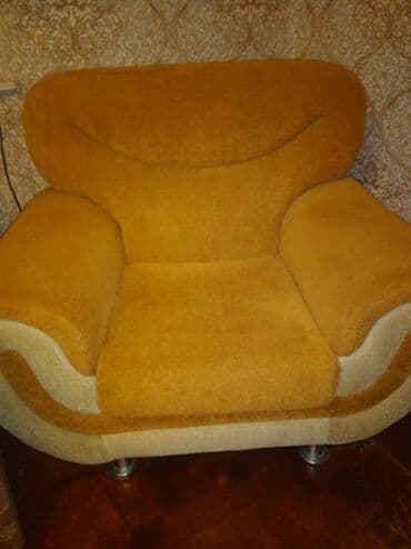 metbex kunc divanlari qiymetleri: İşlənmiş, Divan, 3 kreslo, Divan, Bazasız, Açılmayan — 3