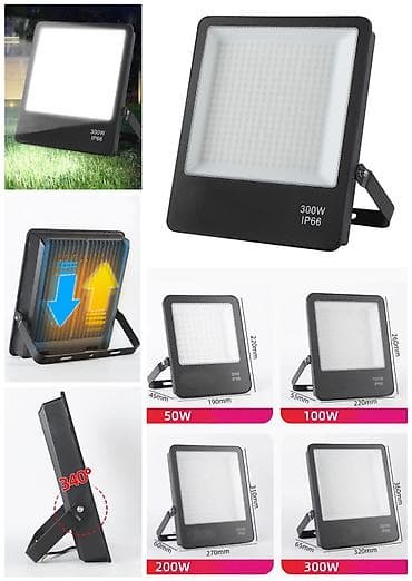 şəbəkə tavan: LED proyektor çöl işıqları – IP66 Məhsul: Güclü və enerjiyə qənaətcil — 2