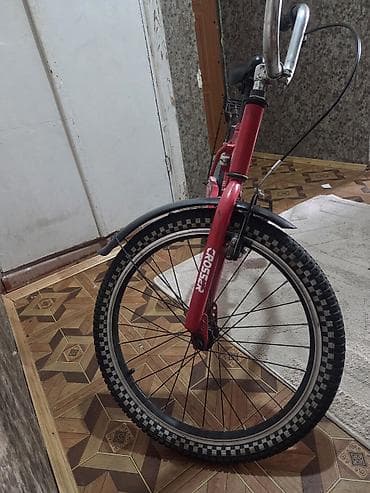 velo disk: Crosser uşaq velosipedi - Rəng: qırmızı - Çərçivə: polad, klassik — 4