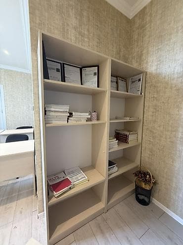 Qiymetde endirim olacaq İki bölməli açıq kitab rəfi - Material