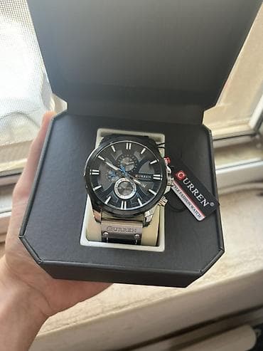 curren saatlari: Yeni, Qol saatı, Curren, rəng - Qara — 3