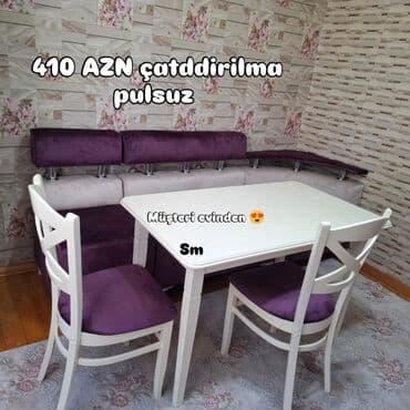 *Sifarişlə hazırlanır* ✔️Kuxna üçün stol stul dəsti✨✨. 2 stul 1 lalafo.az -da *Sifarişlə hazırlanır* ✔️Kuxna üçün stol stul dəsti✨✨. 2 stul 1